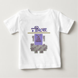 Camiseta Para Bebê Professor, você me ensina a esperar pelo melhor.