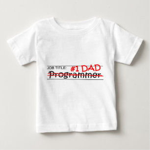 Camiseta Para Bebê Programador do pai do trabalho