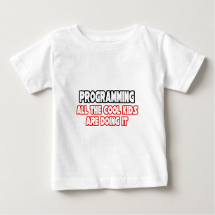 Camiseta Para Bebê Programando...crianças Legal