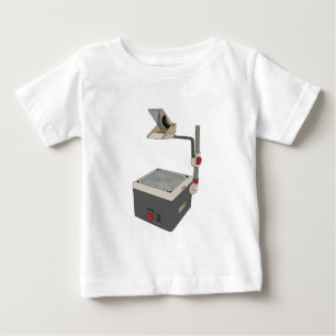 Camiseta Para Bebê Projetor de Sobrecarga OHP 80s 90s