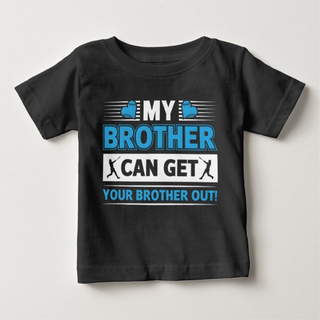 Camiseta Para Bebê Promoted to Big Brother 2026 Dinosaur T-Rex Boys  (Frente)