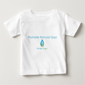 Camiseta Para Bebê Promover o gás natural