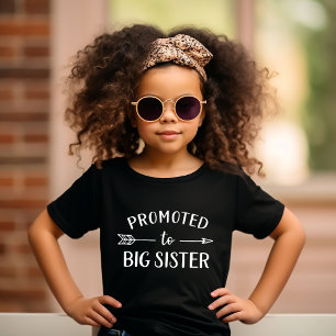 Camiseta Para Bebê Promovida ao Anúncio de Gravidez da Irmã Mais Velh