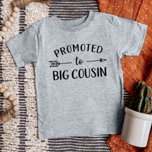 Camiseta Para Bebê Promovido à Família Grande Casal Correspondente
