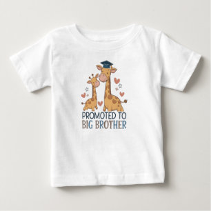 Camiseta Para Bebê Promovido a irmão mais velho