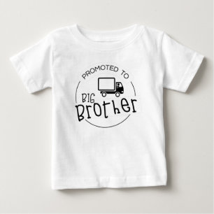 Camiseta Para Bebê Promovido a irmão mais velho 