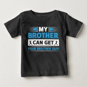 Camiseta Para Bebê Promovido a Irmão Mais Velho 2026 Dinossauro T-Rex