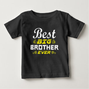 Camiseta Para Bebê Promovido a Irmão Mais Velho 2026 Dinossauro T-Rex