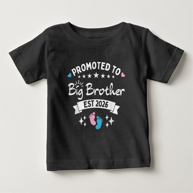 Camiseta Para Bebê Promovido ao Big Brother Est 2026 Big Brother 2026 (Frente)