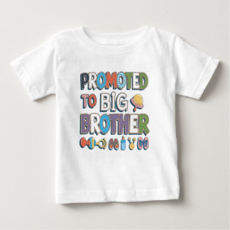 Camiseta Para Bebê promovido ao irmão mais velho