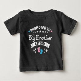 Camiseta Para Bebê Promovido Ao Irmão Mais Velho Est 2026 Big Brother