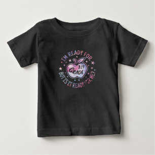 Camiseta Para Bebê Pronta para a Maçã de espiral de 1 rua