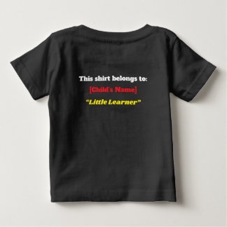 Camiseta Para Bebê "Pronto para Aprender, Pronto para Brilhar!" – Lin