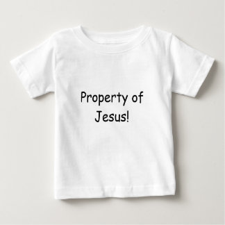 Camiseta Para Bebê Propriedade de Jesus!