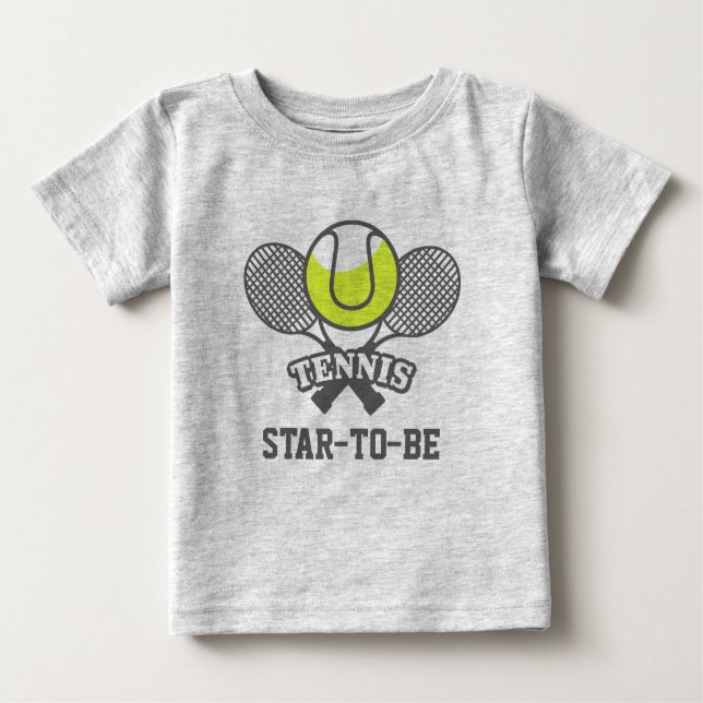Camiseta Para Bebê Propulsor personalizado para bebê Tênis Star (Frente)