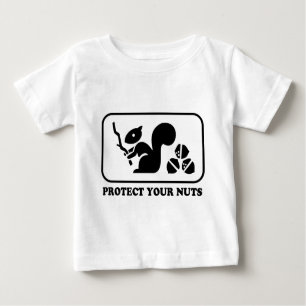 Camiseta Para Bebê Proteja seus loucos