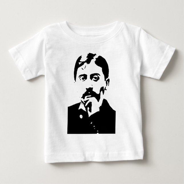Camiseta Para Bebê Proust (Frente)