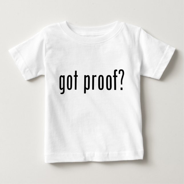 Camiseta Para Bebê prova obtida? (Frente)
