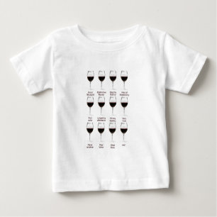 Camiseta Para Bebê Provando de vinho