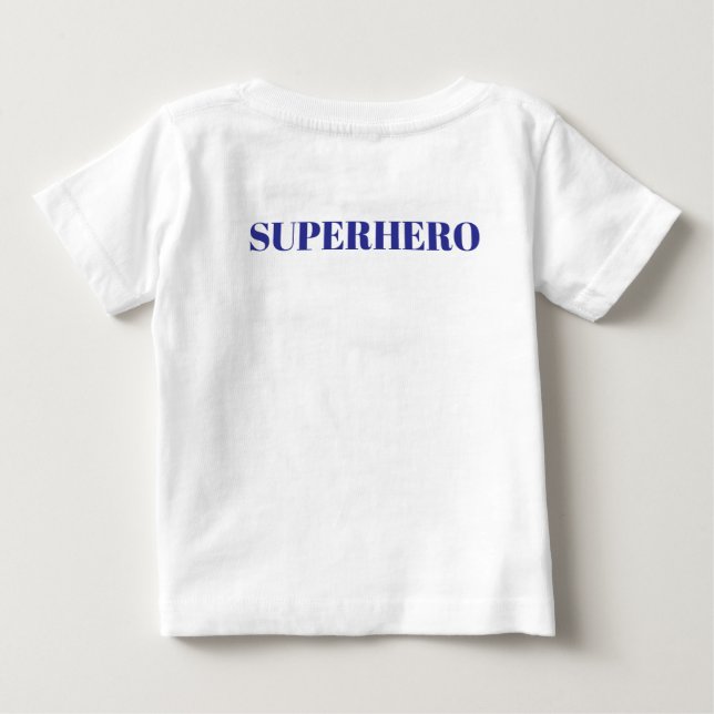 Camiseta Para Bebê Psionic Force – Energy Manipulation Superhero (Verso)