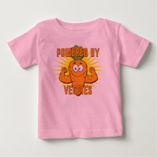 Camiseta Para Bebê Psto por vegetarianos