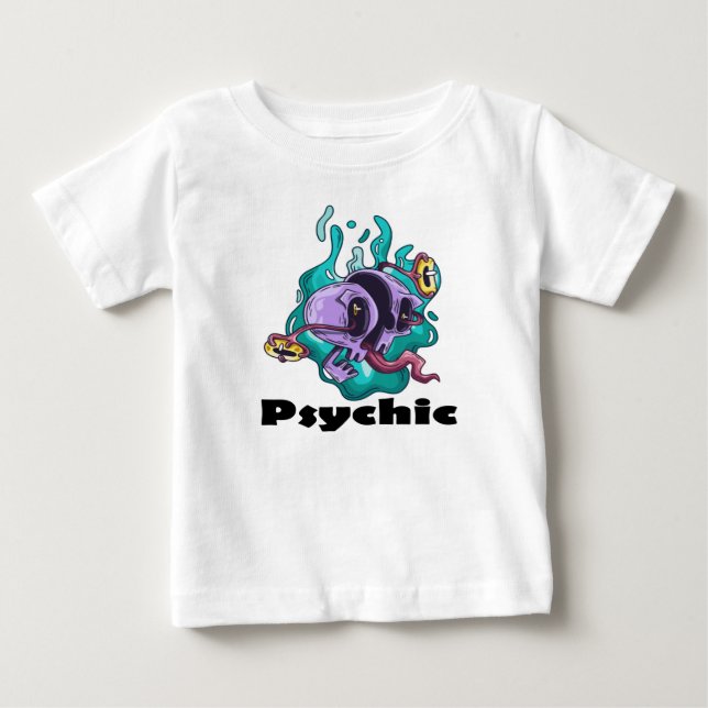 Camiseta Para Bebê Psychedelic therapy (Frente)