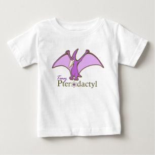 Camiseta Para Bebê Pterodátilo Pequeno, Roxo