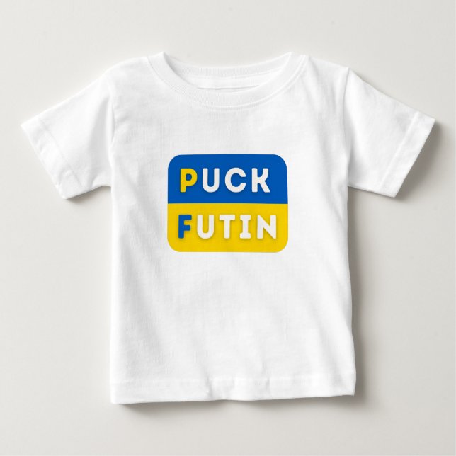 Camiseta Para Bebê Puck Futin (Frente)