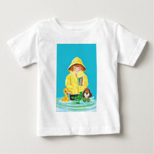 Camiseta Para Bebê Pudles de diversão