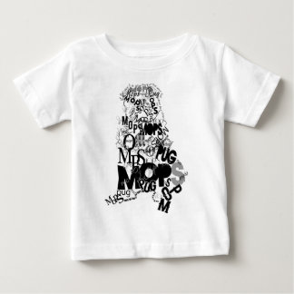 Camiseta Para Bebê Pug de tipos