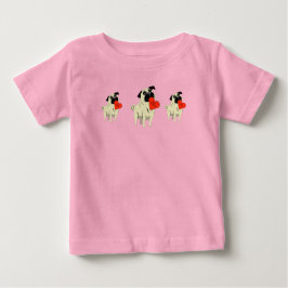 Camiseta Para Bebê Pug seja meu namorado