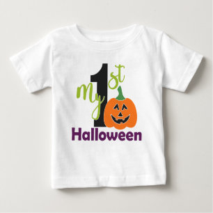 Camiseta Para Bebê Pumpkin Bonito, Meu Halloween De 1rua
