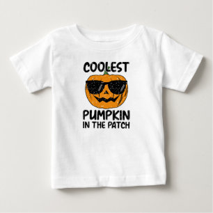 Camiseta Para Bebê Pumpkin mais fixe no sistema transdérmico, Hallowe
