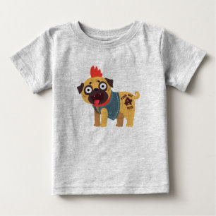 Camiseta Para Bebê Punk Não Morto