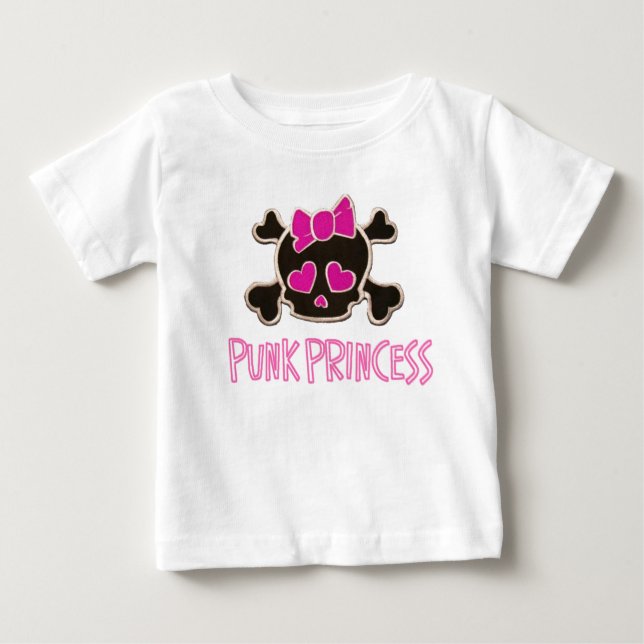 CAMISETA PARA BEBÊ PUNK PRINCESS (Frente)