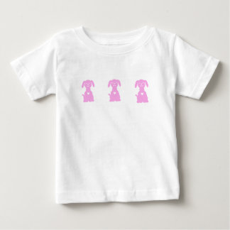 Camiseta Para Bebê Puppia Rosa