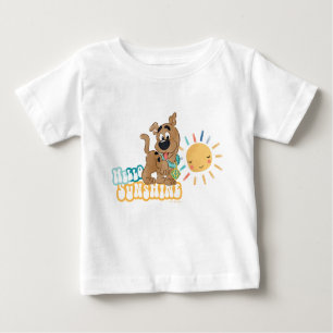 Camiseta Para Bebê Puppy Scooby-Doo "Hello Sunshine"