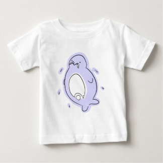 Camiseta Para Bebê Purple Walrus