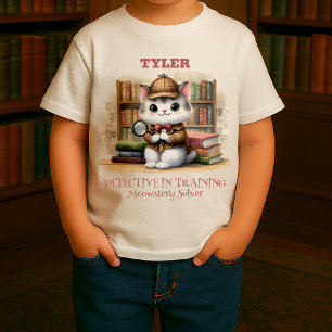 Camiseta Para Bebê Purrlock Holmes Bookish Toddler