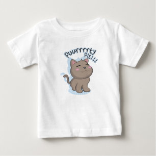 Camiseta Para Bebê Puurrrrty Pls (Pet me os PLZ)