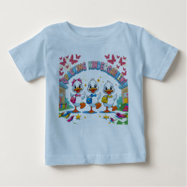 Camiseta Para Bebê "Quacking Kindergarten – Cute Duck Back-to-School