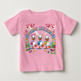 Camiseta Para Bebê "Quacking Kindergarten – Cute Duck Back-to-School