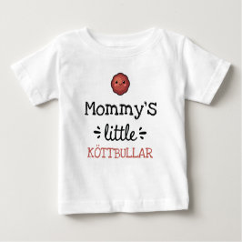 Camiseta Para Bebê [Qualquer texto] Pequeno Köttbullar