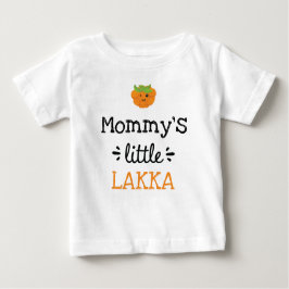 Camiseta Para Bebê [Qualquer texto] Pequeno Lakka