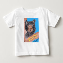 Camiseta Para Bebê Qualquer um por um abraço de urso