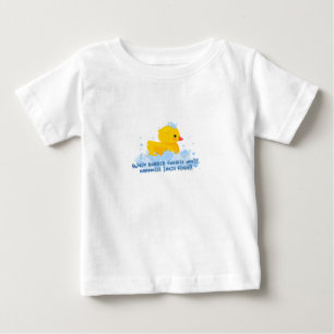 Camiseta Para Bebê Quando os patos de borracha se unem