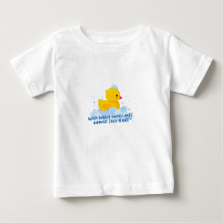 Camiseta Para Bebê Quando os patos de borracha se unem