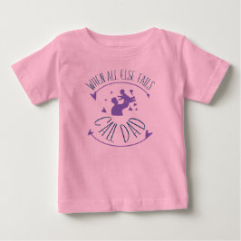 Camiseta Para Bebê Quando Tudo Falhar Chame o Papai