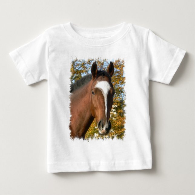 Camiseta Para Bebê Quarter Horse Toddler T-Shirt (Frente)