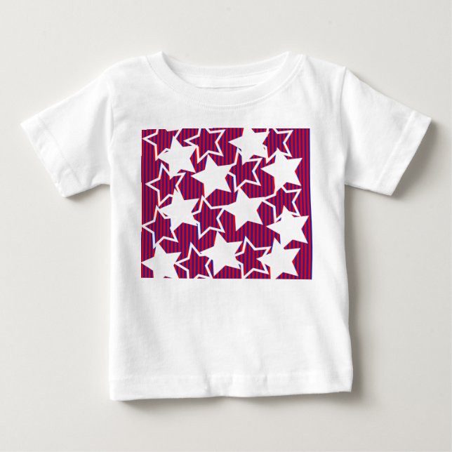 Camiseta Para Bebê Quarto de julho (Frente)